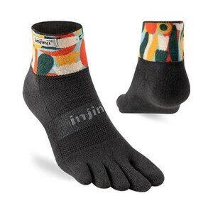 Infinity Artist Designed Mini Toe Socks - Quarter Crew (For Women)